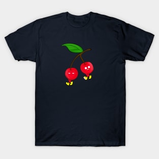 Kawaii Cherry with Faces T-Shirt